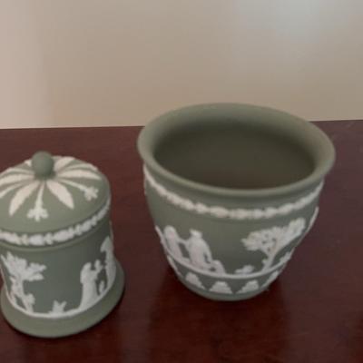 Wedgewood Vase And Jar