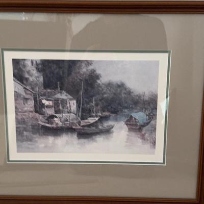 Framed Watercolor Print