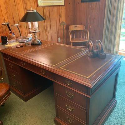 Leather Top Desk 