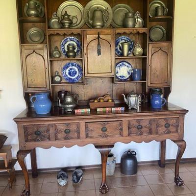 Welsh Pewter Cupboard, Circa 1840