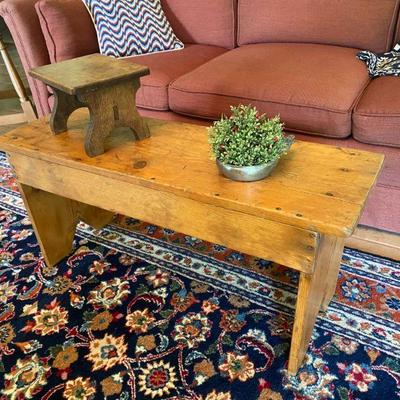 Primitive School Bench