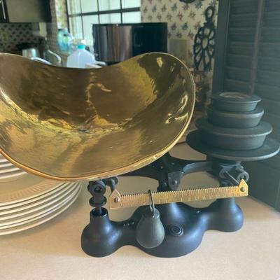 Jacobs Bros Scale Brass and Black 