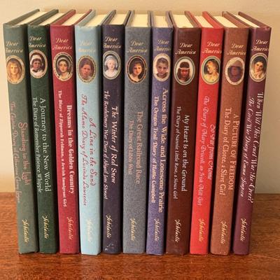 A Set of “Dear America” Girls Diary Hardcover Books