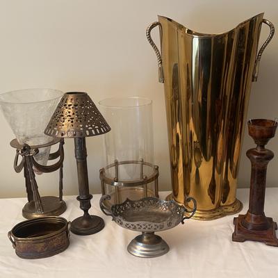 Assortment of Brass Decor & More