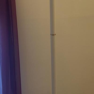 A Tall White Standing Floor Lamp