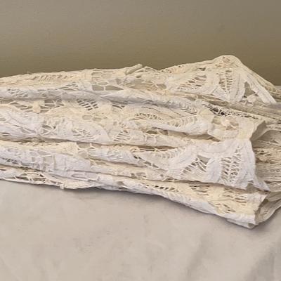 A Lace Embroidered Parasol 