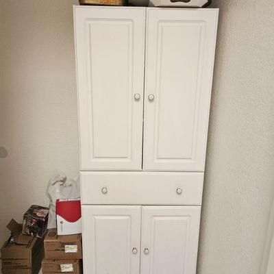 White cabinet 