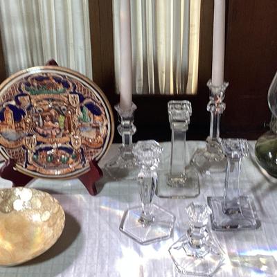 Miscellaneous Glassware And Unique Plates