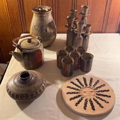 Various Pottery Pieces