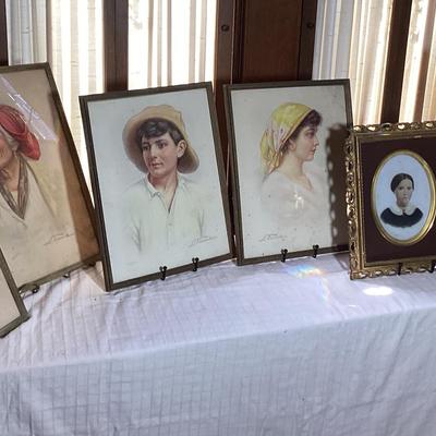 Assortment Of Vintage Artwork 