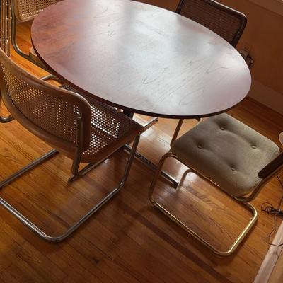 Vintage Kitchen Table & 4 Chairs