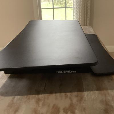 Black FlexiSpot Standing Computer Desk