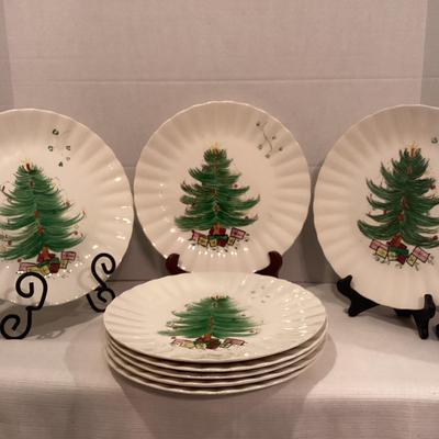 Blue Ridge Southern Pottery Christmas Plates
