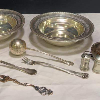 Assortment of Sterling Silver Flatware & More