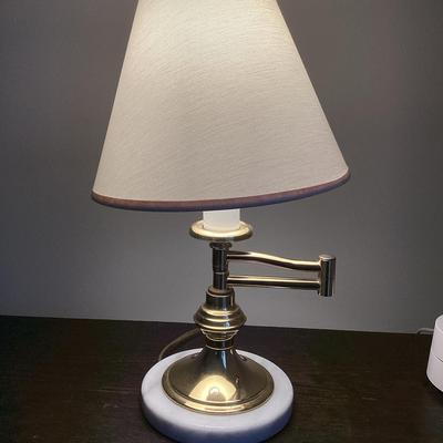 Brass Lamp With Marble Base