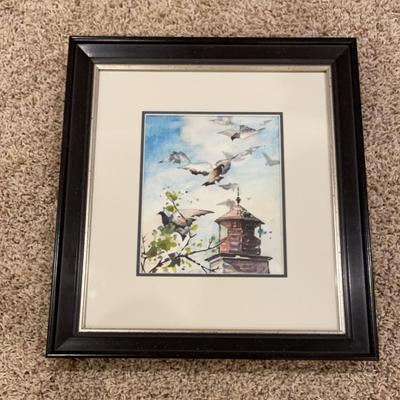 Birds & Birdcage Watercolor