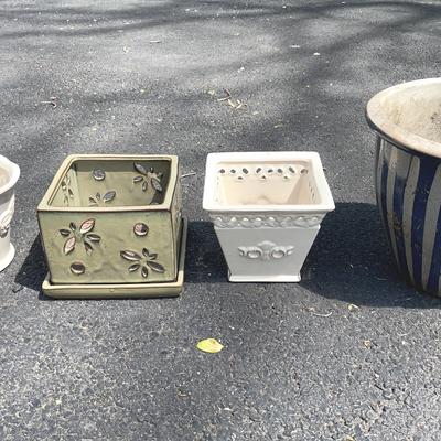 Collection of Ceramic Planters