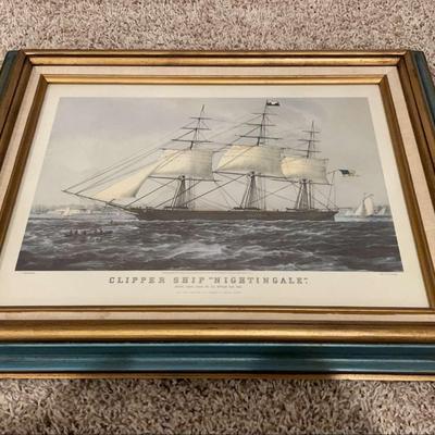 Clipper Ship "Nightingale" by James E. Butterworth