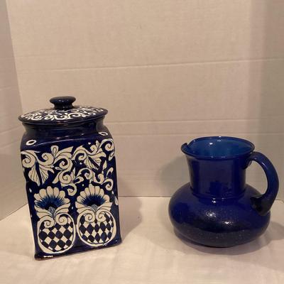 Pair Of Crafty Blue Kitchenware