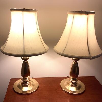 Pair Of Brass Lamp