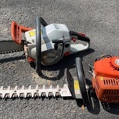 Echo Gas-Powered Chainsaw & Hedge Trimmer