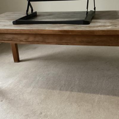 Large Distressed Wood Table