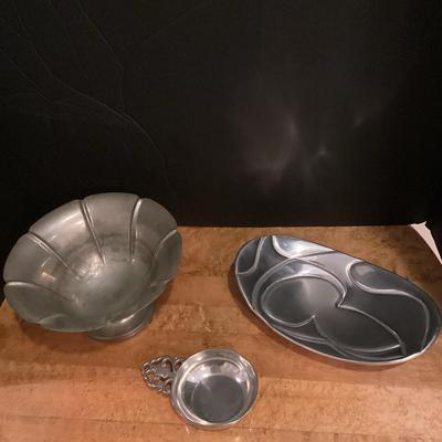 Trio Of Pewter Ware