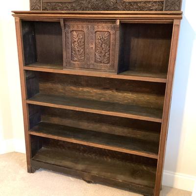 Vintage Wooden Bookcase