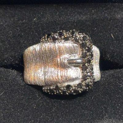 Jwbr sterling belt ring