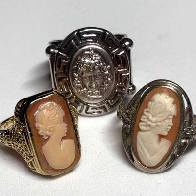 Cameo rings