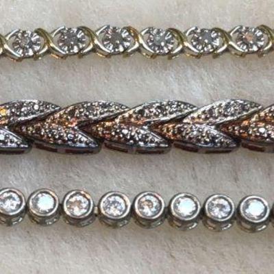 Trio of bracelets