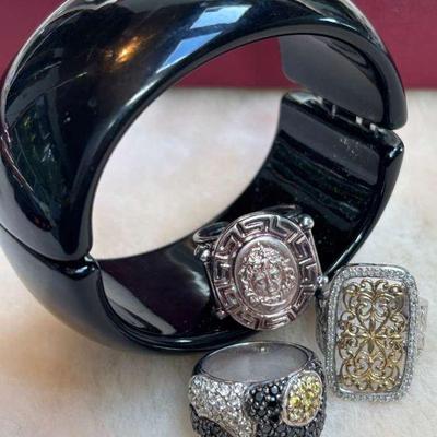 Sterling ring trio a bracelet
