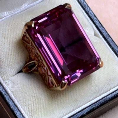 Sapphire statement ring