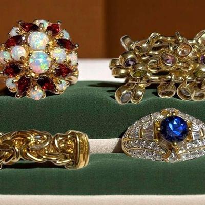 Statement rings in sterling