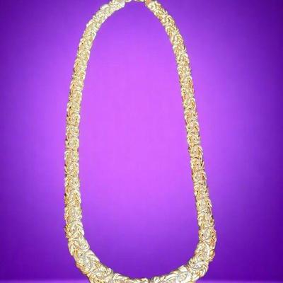 Byzantine sterling necklace ak" turkey