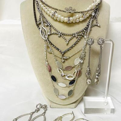 Rhinestone Earrings by “Givency” and More