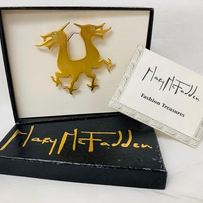 "Mary McFadden" Brooch