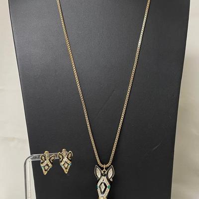 "Betsey Johnson" Dancing Zebra Jewelry Set