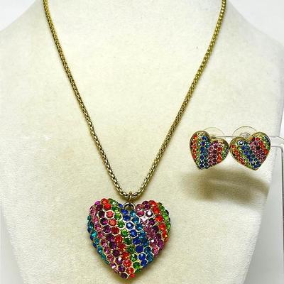 Betsey Johnson “Love Me” Jewelry Set