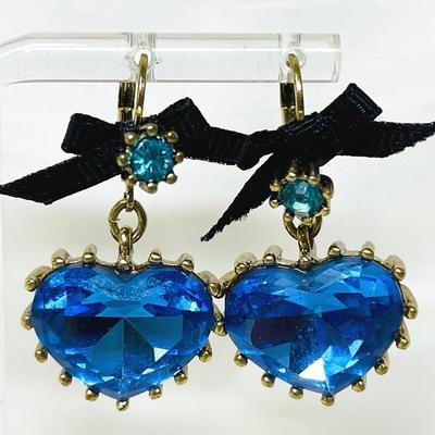 Betsey Johnson “Blue Lagoon” Earrings