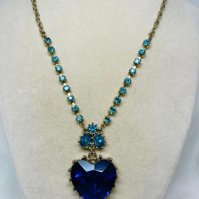 Betsey Johnson “Love Blue” Necklace