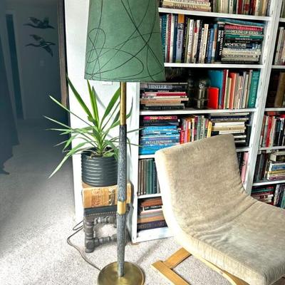 50s floor lamp, vintage ikea klackbo chair.