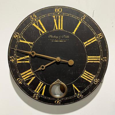 Street Wall Clock  "Sterling & Noble Clock Company"