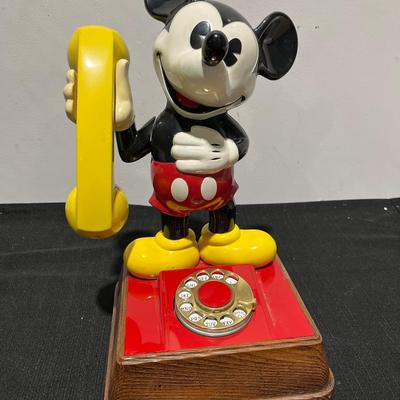 Vintage Mickey Mouse Rotary Telephone