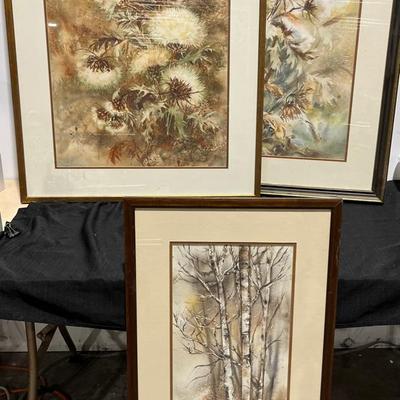 Lou Roman Watercolor Trio 