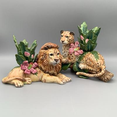 Fitz And Floyd Serengeti Candle Sticks