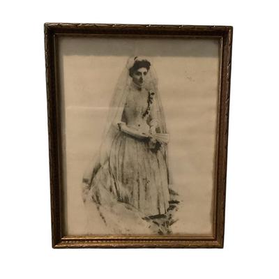 Antique Bridal Photograph 