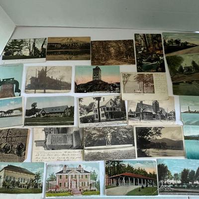 25 Pre 1920 Post Cards With Stamps