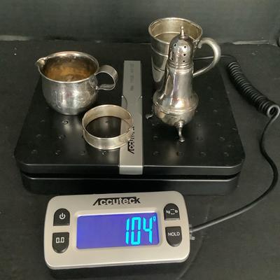 Miscellaneous Set Of 104 Grams Of Sterling Silver