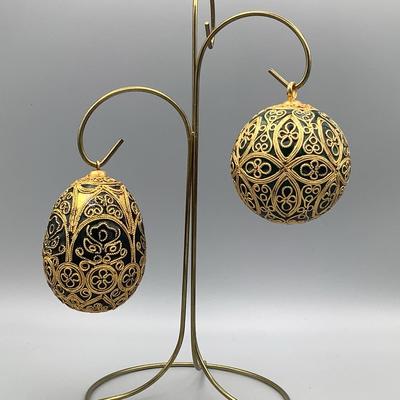 Henry Flagler Museum Brass And Enamel Ornaments